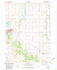 preview thumbnail of historical topo map of Panora, IA in 1982