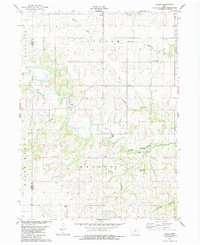 Download a high-resolution, GPS-compatible USGS topo map for Pitzer, IA (1984 edition)