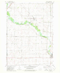1979 Map of Alden, IA, 1980 Print