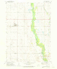 Download a high-resolution, GPS-compatible USGS topo map for Readlyn, IA (1973 edition)