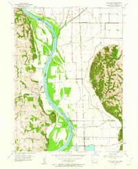 Download a high-resolution, GPS-compatible USGS topo map for Rock Bluff, IA (1962 edition)