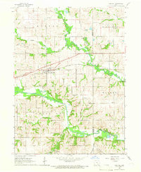 Download a high-resolution, GPS-compatible USGS topo map for Rose Hill, IA (1966 edition)