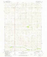 preview thumbnail of historical topo map of Poweshiek County, IA in 1980