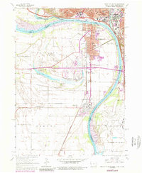 1963 Map of Sioux City South, 1989 Print