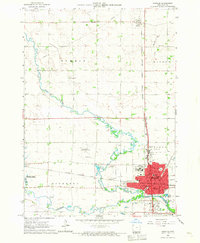 Download a high-resolution, GPS-compatible USGS topo map for Spencer, IA (1967 edition)
