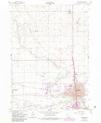 Download a high-resolution, GPS-compatible USGS topo map for Spencer, IA (1983 edition)