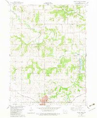preview thumbnail of historical topo map of Guthrie County, IA in 1982