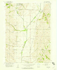 Download a high-resolution, GPS-compatible USGS topo map for Tabor NE, IA (1958 edition)