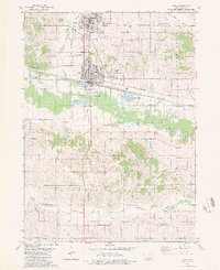 Download a high-resolution, GPS-compatible USGS topo map for Tama, IA (1980 edition)