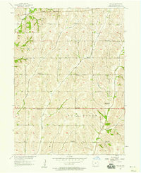 preview thumbnail of historical topo map of Pottawattamie County, IA in 1957