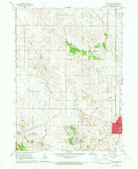 1965 Map of Tipton, IA, 1967 Print