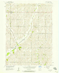 Download a high-resolution, GPS-compatible USGS topo map for Treynor, IA (1958 edition)