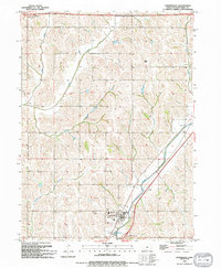 Download a high-resolution, GPS-compatible USGS topo map for Underwood, IA (1994 edition)