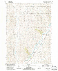 preview thumbnail of historical topo map of Woodbury County, IA in 1985