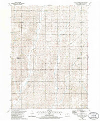 Download a high-resolution, GPS-compatible USGS topo map for Union Center SW, IA (1986 edition)