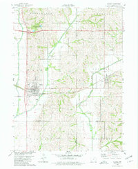 Download a high-resolution, GPS-compatible USGS topo map for Villisca, IA (1981 edition)