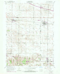 Download a high-resolution, GPS-compatible USGS topo map for Walcott, IA (1971 edition)