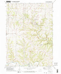 Download a high-resolution, GPS-compatible USGS topo map for Waterville, IA (1973 edition)