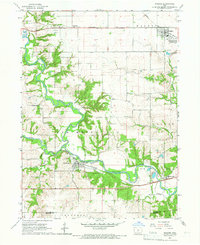 Download a high-resolution, GPS-compatible USGS topo map for Waukee, IA (1966 edition)