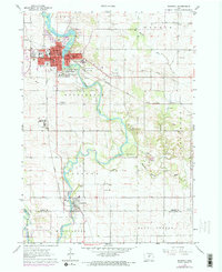 preview thumbnail of historical topo map of Waverly, IA in 1963