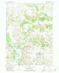 Download a high-resolution, GPS-compatible USGS topo map for Wayland, IA (1981 edition)