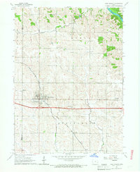 1965 Map of West Branch, 1967 Print