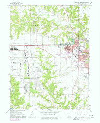 Download a high-resolution, GPS-compatible USGS topo map for West Burlington, IA (1977 edition)
