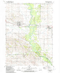 Download a high-resolution, GPS-compatible USGS topo map for Wheatland, IA (1992 edition)