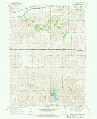 Download a high-resolution, GPS-compatible USGS topo map for Williamsburg NW, IA (1970 edition)