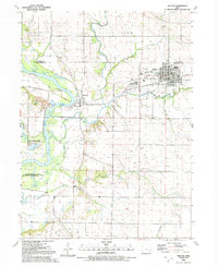 Download a high-resolution, GPS-compatible USGS topo map for Wilton, IA (1992 edition)