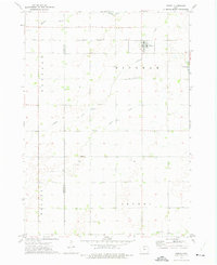 Download a high-resolution, GPS-compatible USGS topo map for Woden, IA (1975 edition)