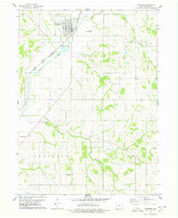 Download a high-resolution, GPS-compatible USGS topo map for Woodbine, IA (1978 edition)