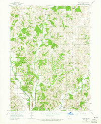 preview thumbnail of historical topo map of Decatur County, IA in 1964