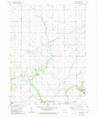 Download a high-resolution, GPS-compatible USGS topo map for Yetter, IA (1980 edition)