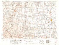 1954 Map of Fort Dodge, 1968 Print