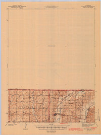 1943 Map of Bedford