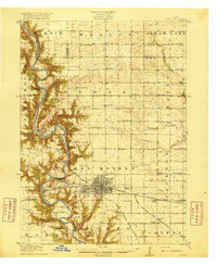 1916 Map of Boone