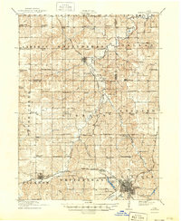 1918 Map of Chariton, IA, 1949 Print