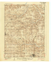 preview thumbnail of historical topo map of Corydon, IA in 1937