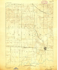 1891 Map of DeWitt