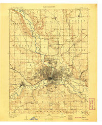 1907 Map of Des Moines