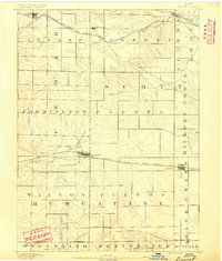 1890 Map of Durant