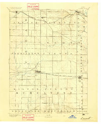 1894 Map of Durant