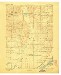 1894 Map of Goose Lake, IA, 1905 Print