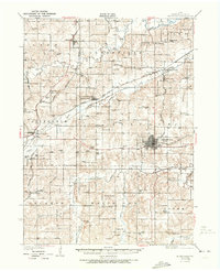 1931 Map of Indianola, IA, 1973 Print