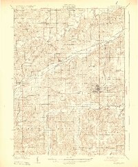 1931 Map of Indianola, IA