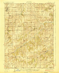 1924 Map of Melcher