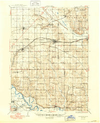 1930 Map of Mitchellville, 1949 Print