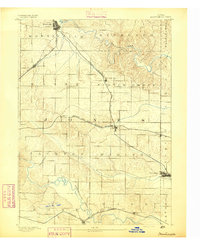 1891 Map of Monticello, IA