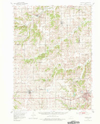 1951 Map of Osceola, 1981 Print